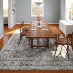 Large Soft Boho Washable Area Rug – 8x10