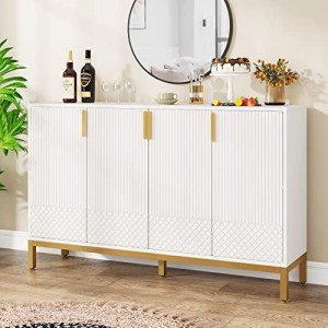 Elegant 59-Inch Buffet Cabinet with Storage Solutions
