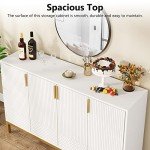 Elegant 59-Inch Buffet Cabinet with Storage Solutions