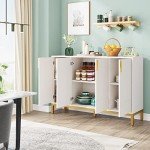 Elegant 59-Inch Buffet Cabinet with Storage Solutions