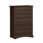 Fremont 5-Drawer Chest in Espresso Brown