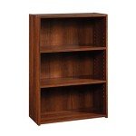 Sauder Beginnings 3-Shelf Adjustable Bookcase - Brook Cherry