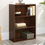 Sauder Beginnings 3-Shelf Adjustable Bookcase - Brook Cherry