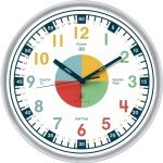 Kids Learning Clock - Fun Wall Clock for Bedrooms