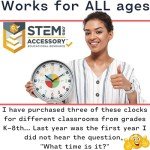 Kids Learning Clock - Fun Wall Clock for Bedrooms