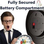 Kids Learning Clock - Fun Wall Clock for Bedrooms