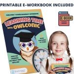 Kids Learning Clock - Fun Wall Clock for Bedrooms