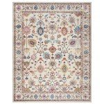 Gertmenian Boho Area Rug - 8x10 Cream Multi