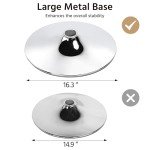 White Adjustable Back Bar Stools Set of 2