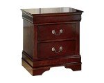 Alisdair 2 Drawer Nightstand in Dark Brown