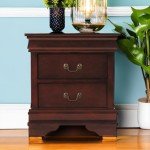 Alisdair 2 Drawer Nightstand in Dark Brown