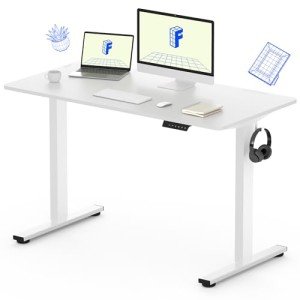 Flexispot Electric Height Adjustable Standing Desk - White