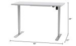 Flexispot Electric Height Adjustable Standing Desk - White