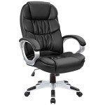 Ergonomic High Back Swivel Office Chair - Black