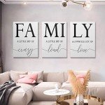 Inspirational Black and White Canvas Art Set