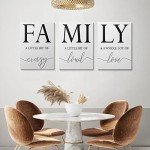 Inspirational Black and White Canvas Art Set