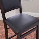 Keira Folding Bar Stool with Pad Back
