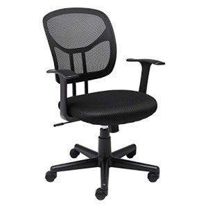 Amazon Basics Black Mesh Mid-Back Office Chair
