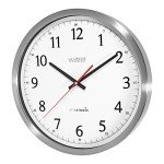 Stainless Steel 14-Inch UltrAtomic Wall Clock