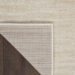 Ivory Beige 6' x 9' Indoor/Outdoor Area Rug