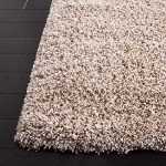 California Shag Area Rug - 8' x 10', Beige