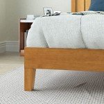 Zinus Leah Bamboo Platform Bed Frame - Light Brown