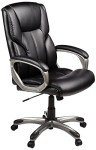 High-Back Executive Swivel Office Chair - Black