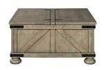 Aldwin Farmhouse Lift Top Coffee Table - Grayish Brown