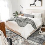 Soft and Washable 5x7 Area Rug for Living Room