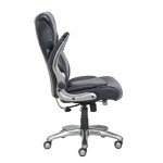 Adjustable Ergonomic High-Back Leather Executive Chair