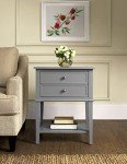 Grey MDF Accent Table by Ameriwood Home
