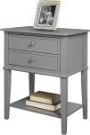 Grey MDF Accent Table by Ameriwood Home