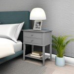 Grey MDF Accent Table by Ameriwood Home
