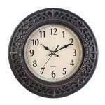Tebery 12-Inch Retro Silent Wall Clock