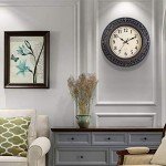 Tebery 12-Inch Retro Silent Wall Clock