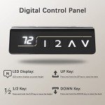 Height Adjustable Electric Desk with T-Shaped Legs