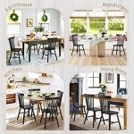 Windsor Dining Chair Set of 4 – Black