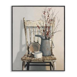 Vintage Rustic Neutral Framed Art by Cecile Baird