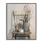Vintage Rustic Neutral Framed Art by Cecile Baird