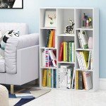 Furinno Luder 11-Cube Bookcase in White