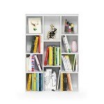 Furinno Luder 11-Cube Bookcase in White
