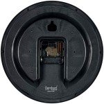 Silent Non-Ticking Black Wall Clock 12 Inch