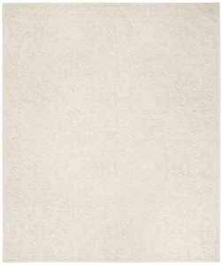 Ivory Handmade Wool Area Rug - 10' x 14