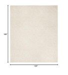 Ivory Handmade Wool Area Rug - 10' x 14