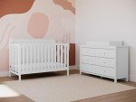Storkcraft Alpine 6-Drawer White Dresser for Kids