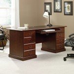 Sauder 64.96" Executive Desk in Classic Finish