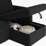 Yaheetech L-Shaped Sectional Sofa with Chaise