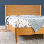 ZINUS Allen Mid Century Solid Wood Bed Frame
