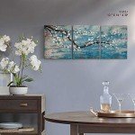 Stunning 3-Piece Hand-Painted Floral Wall Art