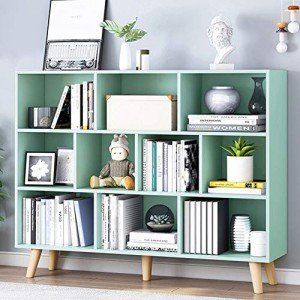 IOTXY 3-Tier Wooden Open Shelf Bookcase